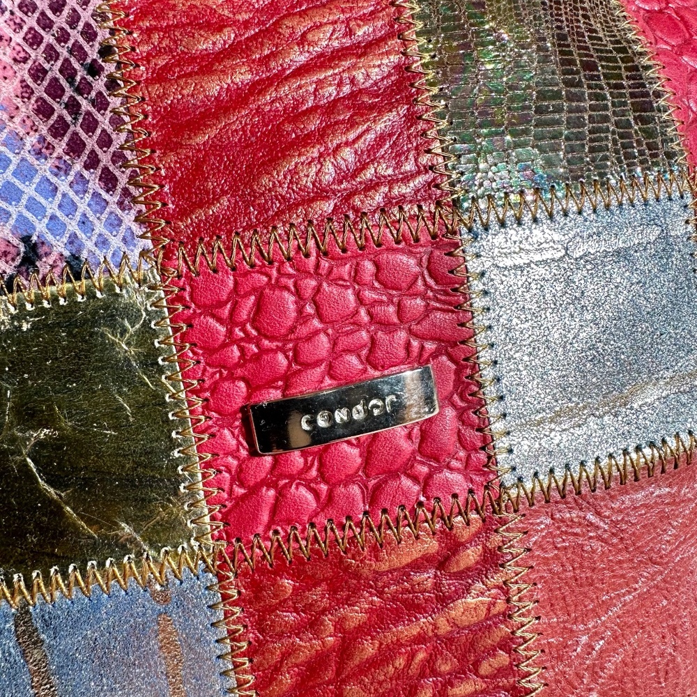 Hand Crafted Condor Leather Patchwork, Made In Gr… - image 5